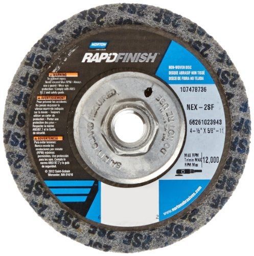 Norton Abrasives - St. Gobain Norton Bear-Tex Rapid Finish Depressed Center