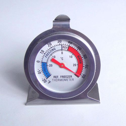 Kitchen Refrigerator Fridge Freezer Stainless Steel Dail Thermometer