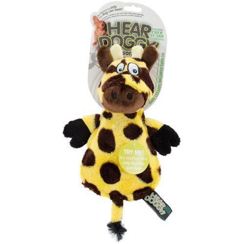 Hear Doggy Flattie With Chew Guard-Giraffe