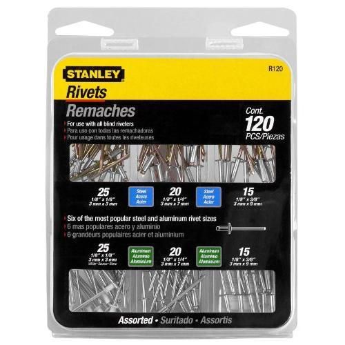 Stanley r120 rivet pack assortment new for sale