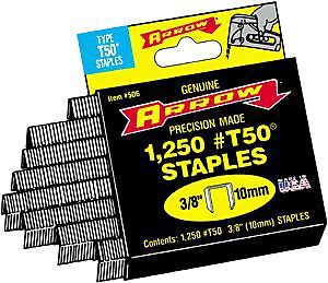 STAPLE,5/16&#034; F/T50 1250/PK