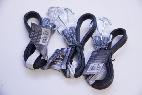 New 71002 Carquest 21in Black EPDM Tarp Strap Lot of 3