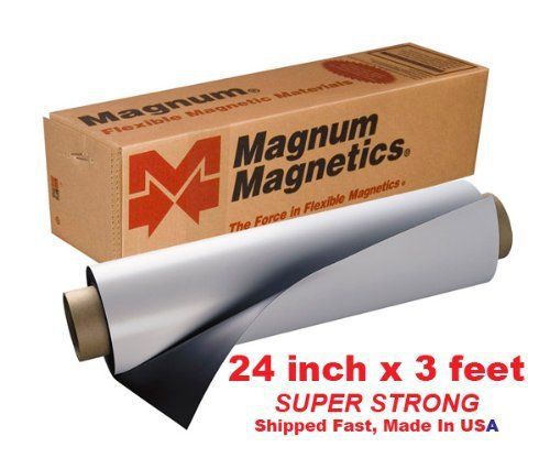 Magnum magnetic 24&#034;x3 feet .30mil super strong flexible material for sale