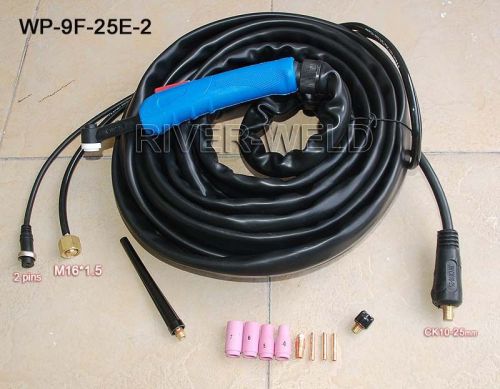 WP-9F-25E-2 CK25 TIG welding torch Flexible air cooled