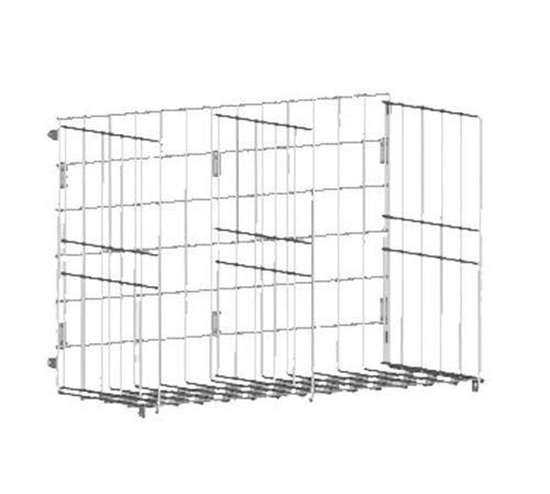 John Boos MBR08A Boat Rack - 12&#034; wall mount stainless steel