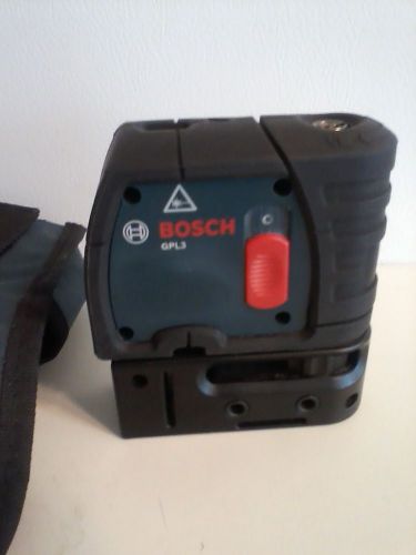 BOSCH GPL-3 3-Beam Self-Leveling Alignment Laser Level