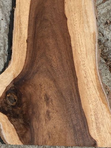 Hawaiian Kau Wood Live Edge Endemic Rare Coastal Native 3 Boards 24&#034;x5-11x1&#034;