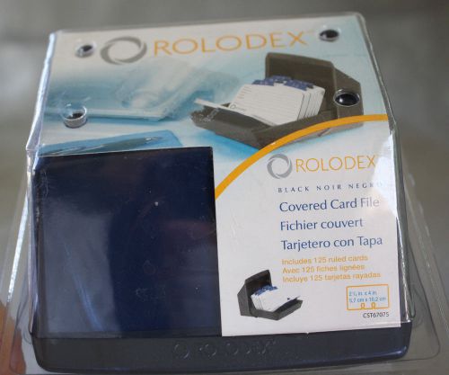 Sanford rolodex covered card file blue 67075 125 cards new for sale