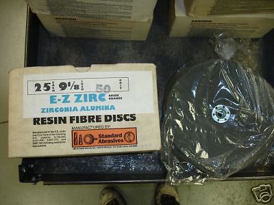 25 Ea. Standard Abrasives Zirc Quick Change 9&#034; 50 grit 530404