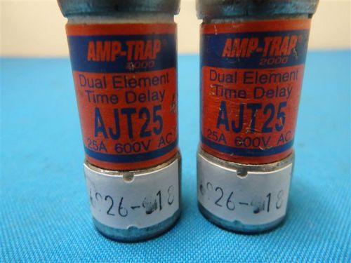 Lot 2pcs amp-trap ajt25 dual element time relay for sale