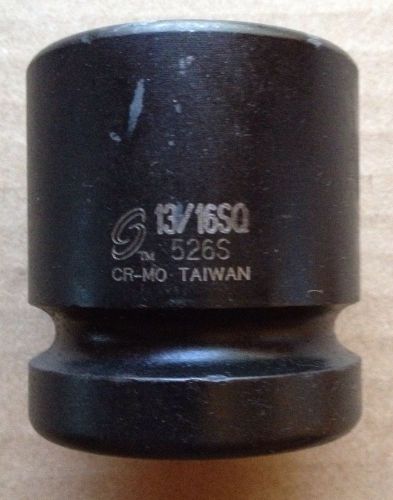 Impact Socket 13/16&#034; Square Stud Wheel 1&#034; Drive Budd