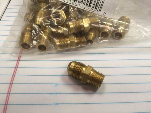 Brass Fitting Half Union  1/4&#034; N.P.T Male x 3/8&#034; Male Flare, Part# W30-6