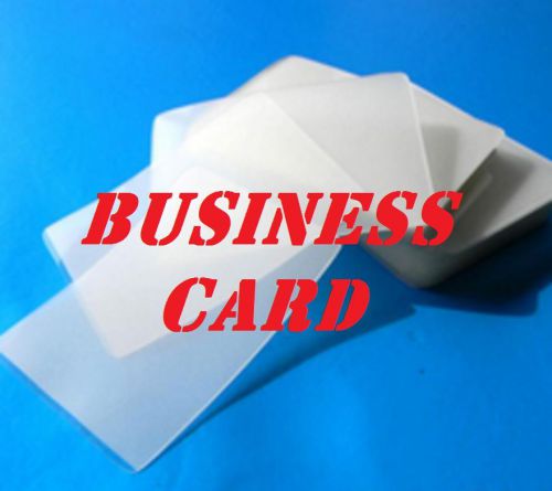 Business card 500 pk laminating laminator pouches sheets 5 mil  2-1/4 x 3-3/4 for sale