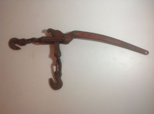 Antique/vintage/old chain link fence tightener/puller/come along/hoist canton co for sale