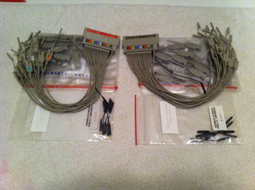 NEW HP/Agilent/Keysight E5383A Pod 1+J CLK &amp; Pod 2+K CLK Logic Analyzer Probes