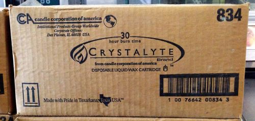 Case (36) Crystalyte Liquid Wax Cartridge SEALED BOX (30 hours burn time each!)