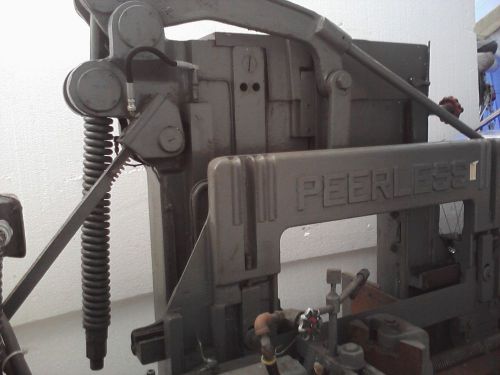 (LARGE DRAW CUT METAL SAW) PEERLESS Mechani-Cut will cut 14x14