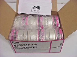 (6) MSA 815184 GMI-P100  Comfo Respirators Combination Cartridge P100/OV ~ 6P/Bx