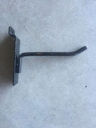 65- Black 4&#034; New Slatwall Hooks. Free Shipping!