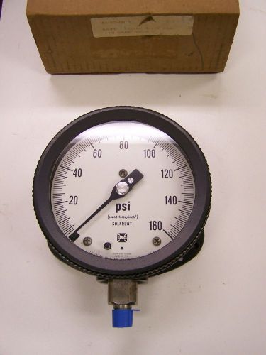 Solfrunt USG U.S. Gauge Surface Mount Pressure Gauge 0-160 PSI 4-1/2&#034; 1/4&#034; NPT