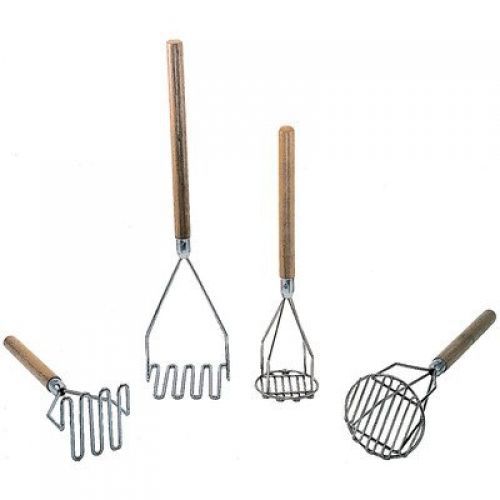 Update International (PMSQ-24) 24&#034; Nickel-Plated Square Masher