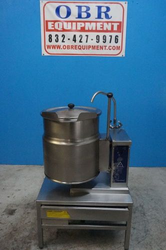 CLEVELAND ELECTRIC 12 GALLON TILT KETTLE MODEL KET-12-T MANUFACTURED IN 2008