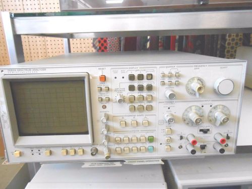 HEWLETT PACKARD 3582A SPECTRUM ANALYZER / ---- LOT 874