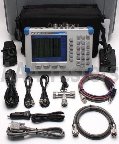 Anritsu CellMaster MT8212B Cable Antenna Base Station Analyzer w 10A/21/25/31/50