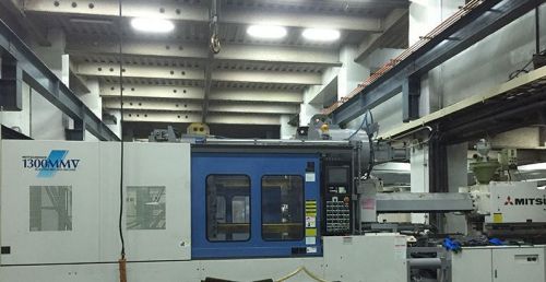 2007 Mitsubishi 1300 Ton 220 Oz (6,240 Gr) Injection Machine