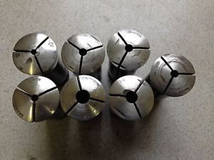 Hardinge 5-C Collet One Collet Small Diameters 5/32-7/16 have nicks You Pick L2