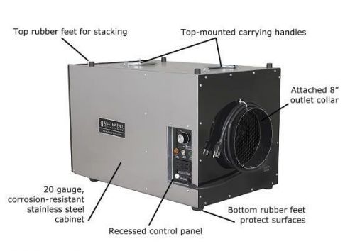 Abatement technologies, pas600 hepa-aire pas600 portable air scrubber for sale