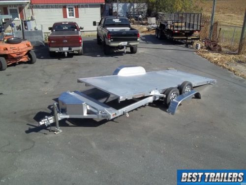 Aluma 8218 power tilt carhauler trailer equipment electric tilt 7 x 18 aluminum for sale