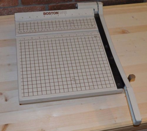 Used Boston Paper Cutter Heavy Duty Model 2612 Craft Scrapbook Trimmer