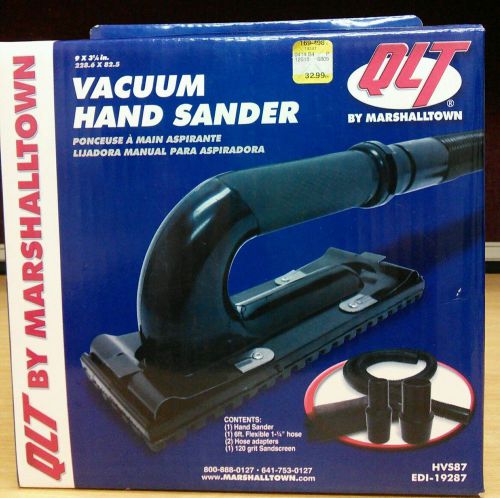 Vacuum Hand Sander dustless drywall Sanding QLT by Marshalltown