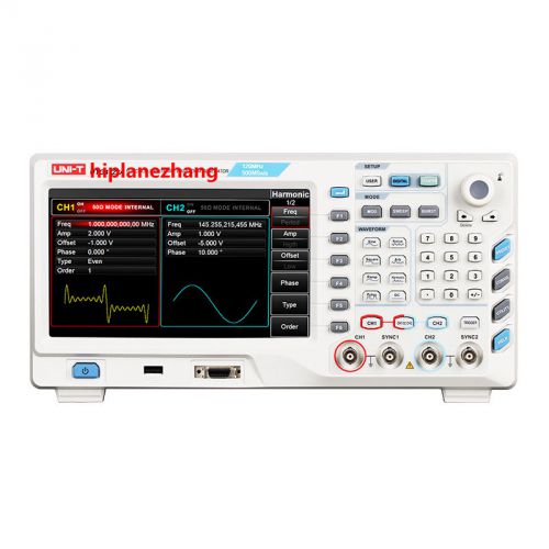 160MHz Signal Function Arbitrary Waveform Generator 500MS/s 8&#039;&#039;TFTLCD 32Mpts USB