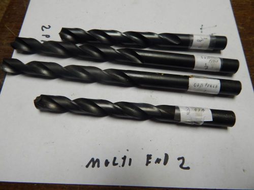 1/2&#034; Twist Drill Bits lot of 4 Pcs