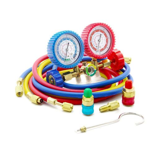 Raomdityat 1pc diagnostic manifold gauge kit ideal for r134a r12 r22 r502 ref... for sale