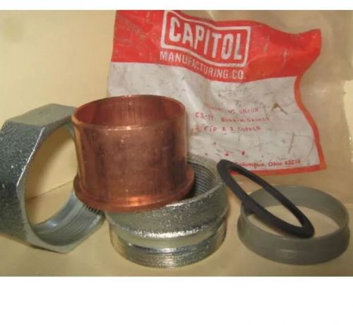 CAPITOL INSULATING UNIONS CS-77 2&#034; FIP X 2 COPPER