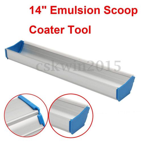 14&#034; Emulsion Scoop Coater Silk Screen Printing Press Aluminum Coating Tool DIY