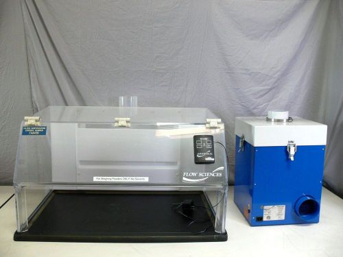 Flow sciences fs2015bk balance safety fume hood with flow sciences blower fs4000 for sale