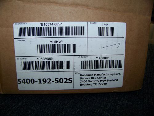 Goodman Furnace Heating Element Assembly B10374-88S New