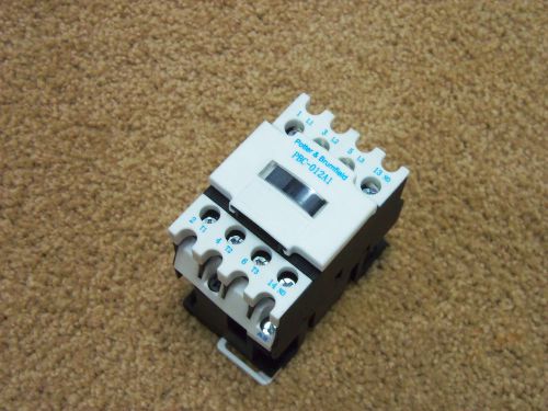 Protter &amp; Brumfield TE Contactor PBC-012A1F7 12A, 120VAC coil 3 pole w/ aux