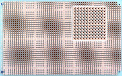 Pad3u padboard-3u, pad per hole, 2 sided pcb, plated holes , 3.94 x 6.30 in 100 for sale