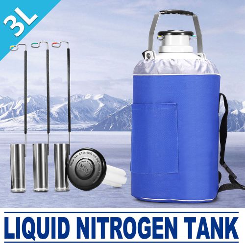 3L LIQUID NITROGEN CONTAINER AEROSPACE ALUMINUM 31 DAY HOLDING TIME BIOLOGICAL