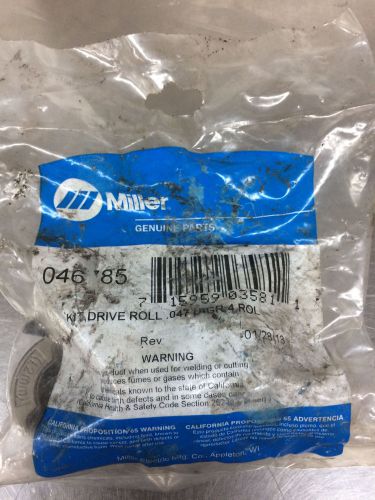 Miller genuine parts 046785 kit,drive roll .047 u-gr 4 roll new for sale