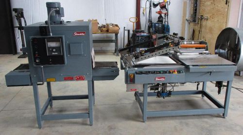 SHANKLIN S26 SEMI AUTOMATIC LBAR SEALER W/ HOT KNIFE AND T-6 SHANKLIN SHRINK TUN