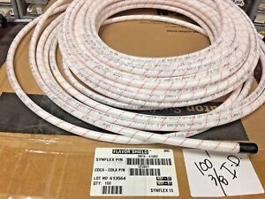 TUBING 3/8&#034; I.D. x .535&#034; O.D. COCA-COLA *RED-LINE 100&#039; *FLAVOR SHIELD&#034;