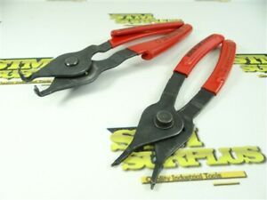 PAIR OF EXTERNAL / INTERNAL SNAP RING PLIERS WALDES #1349 &amp; ROTORCLIP #RP340