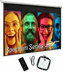 Elite Screens Spectrum Electric Motorized Projector Screen Multi Aspect Ratio