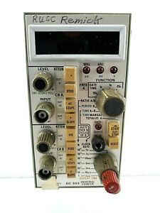 RARE Tektronix DC503 DG 503 PLUG IN Universal Counter/Timer module